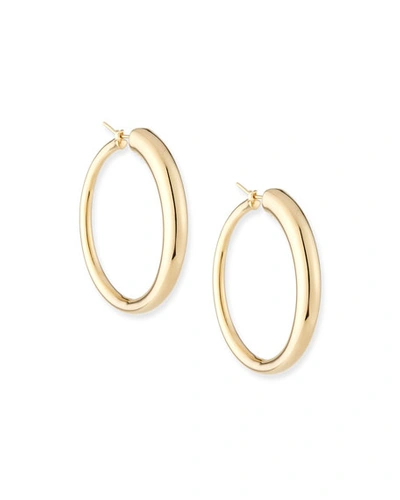 Alberto Milani Millennia 18k Gold Electroform Graduated Hoop Earrings