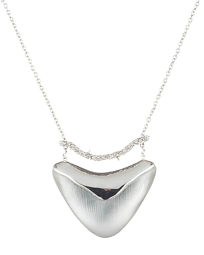 Alexis Bittar Lucite Pendant Necklace In Gray