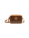 Fendi Mini Camera Case Crossbody Bag In Brown