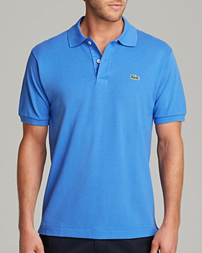 Lacoste Pique Polo - Classic Fit In Royal Blue