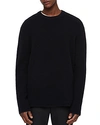 Allsaints Path Crewneck Sweater In Ink Navy