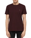 Allsaints Tonic Tee In Deep Red