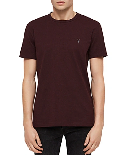 Allsaints Tonic Tee In Deep Red