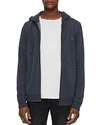 Allsaints Raven Hoodie In Merchant Ink Marl