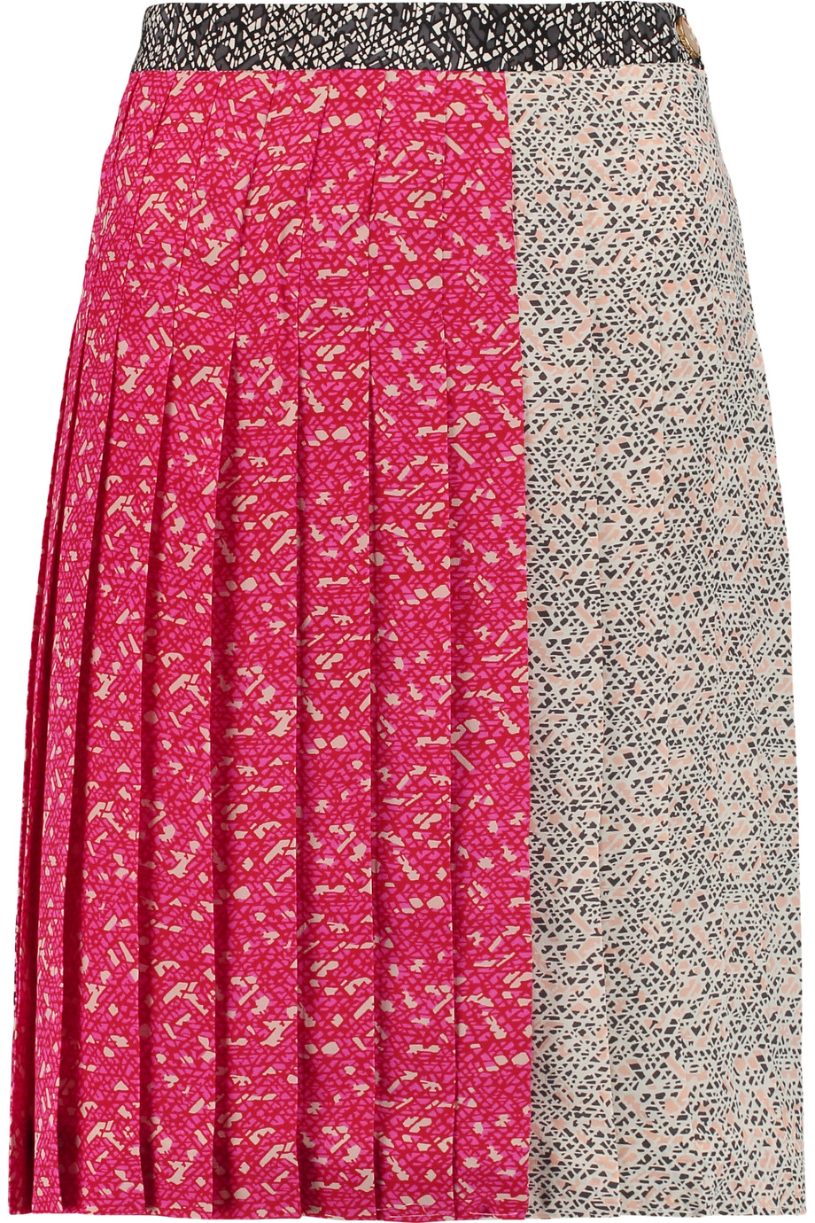 Marc By Marc Jacobs Karoo Printed Silk Crepe De Chine Skirt | ModeSens