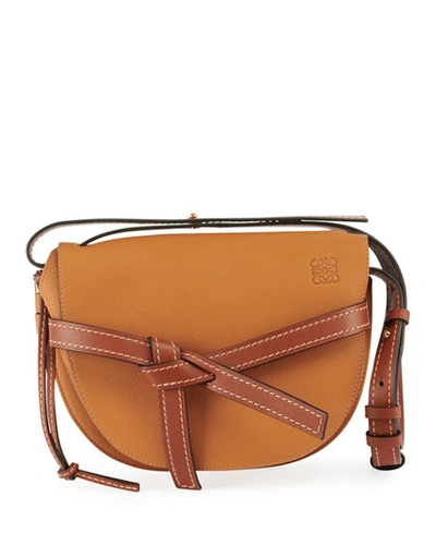 Loewe Brown Gate Small Leather Shoulder Bag