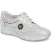 Mephisto 'yael' Soft-air Sneaker In Silver Leather