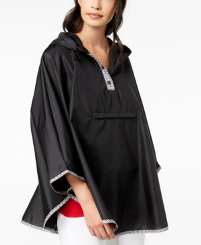 Totes Rain Poncho In Black