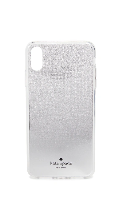 Kate Spade Mirror Ombre Iphone Xs Max Case In Silver