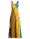 Diane Von Furstenberg Calloway Floral Paisley-print Silk Maxi Dress In Yellow Multi