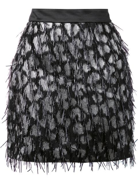 Milly Embellished Straight Skirt | ModeSens