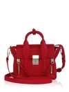 3.1 Phillip Lim Mini Pashli Leather Satchel In Red