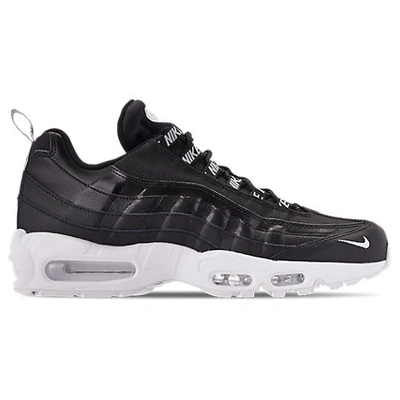 Nike Men's Air Max 95 Premium Casual Shoes, Black - Size 11.0