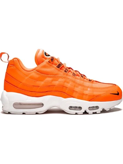 Nike Men's Air Max 95 Premium Casual Shoes, Orange