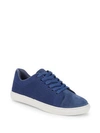 J/slides Low-top Lace-up Sneakers In Navy