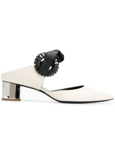 Proenza Schouler Grommet-embellished Leather Mules In 9145