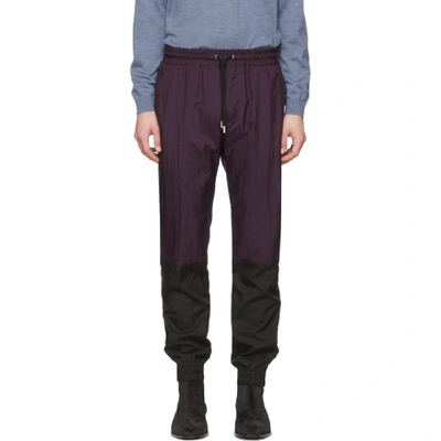 Givenchy Purple Two-toned Vertical Lounge Pants