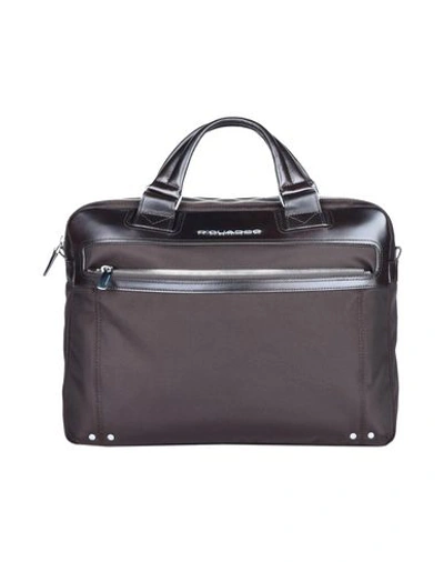 Piquadro Handbags In Dark Brown