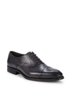 To Boot New York Men's Men's Bergamo Cap-toe Leather Oxfords In Grey