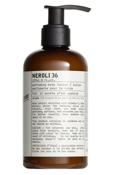 Le Labo Neroli 36 Body Lotion, 237ml - One Size In Colourless