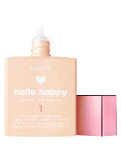 Benefit Cosmetics Hello Happy Soft Blur Foundation In Shade 1 Fair Neutral Cool