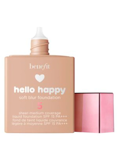 Benefit Cosmetics Hello Happy Soft Blur Foundation In Shade 5 Medium Neutral Cool
