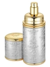 Creed Silver With Gold Trim Leather Deluxe Atomizer