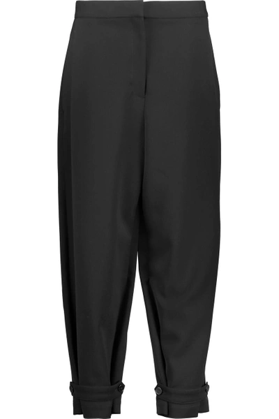 Stella Mccartney Cropped Ribbed-wool Tapered Pants
