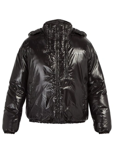 Givenchy Hooded Quilted Jacket In Black