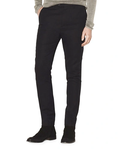 John Varvatos Men's Regular-fit Tapered Pants In Black