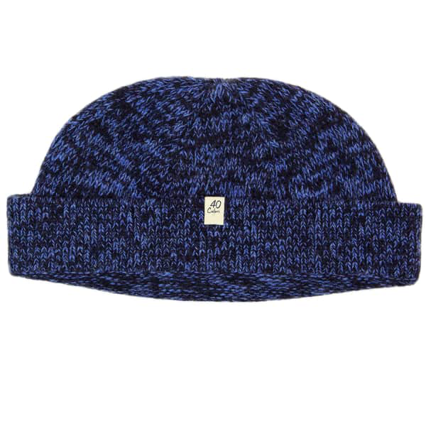 navy blue fisherman beanie