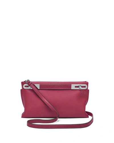 Loewe Missy Small Soft Leather Crossbody Bag In Dark Pink