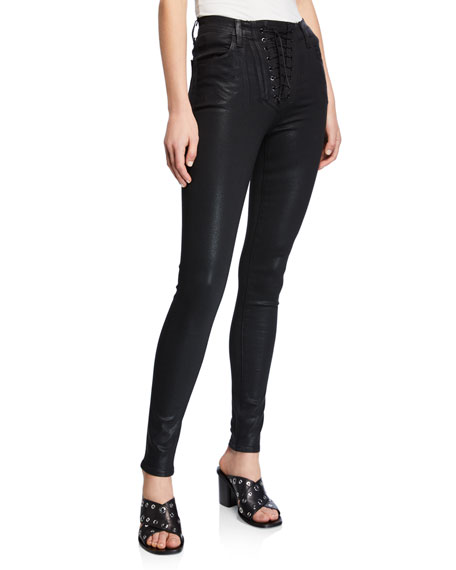 j brand lace up jeans
