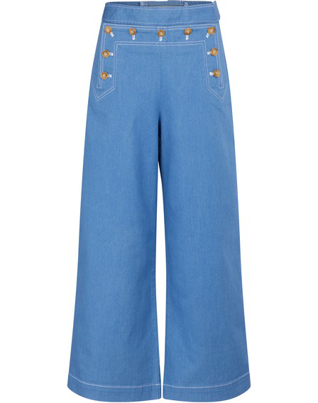 cropped sailor pants