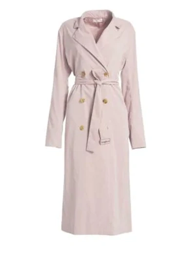The Row Norza Trench Coat In Warm Grey