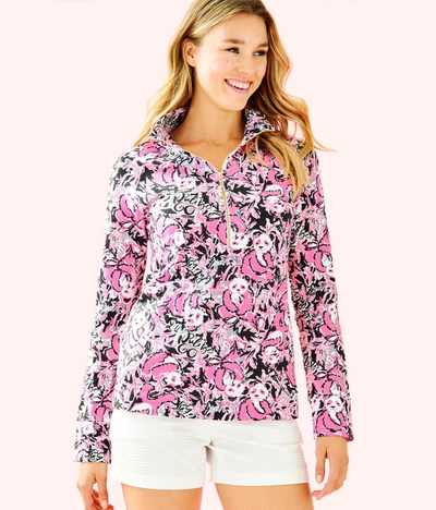 Lilly Pulitzer Women's Upf 50+ Skipper Popover In Blue Size Large, Lilly Loves Texas -  In Blue In Blue