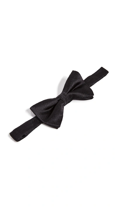 Paul Smith Solid Bow Tie In Black