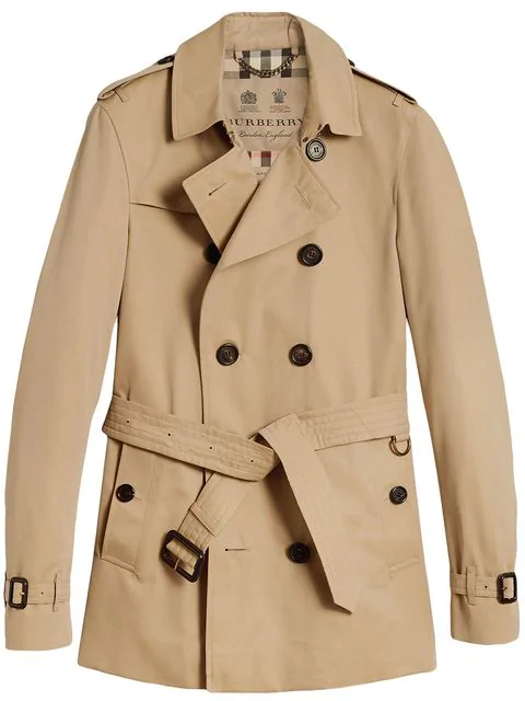 burberry chelsea short trench coat