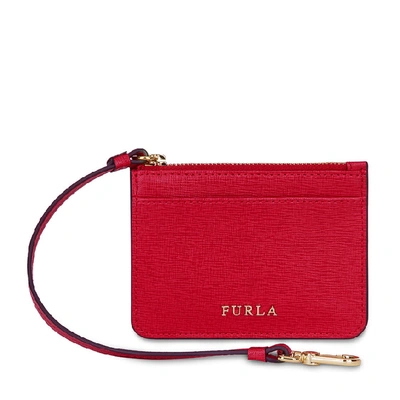 Furla Babylon Credit Card Case Ginestra E In Black