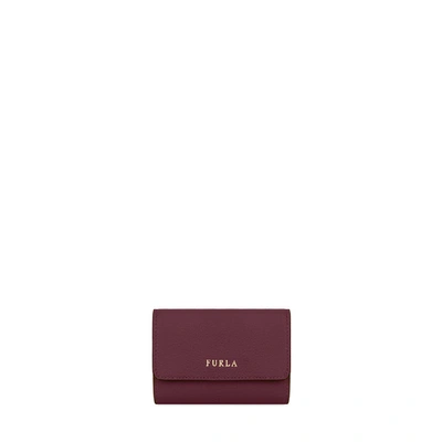 Furla Babylon Tri-fold Onice E In Purple