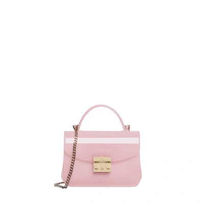 Furla Candy Mini Crossbody Lavanda E In Pink