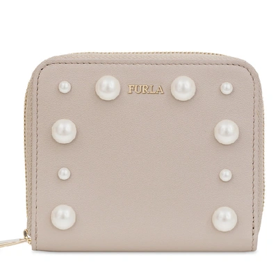 Furla Deliziosa S Zip Around Vaniglia D In Gray