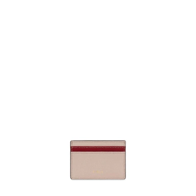 Furla Babylon Credit Card Case Onyx In Neutrals