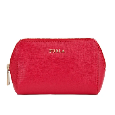 Furla Electra Cosmetic Case Ruby In Red