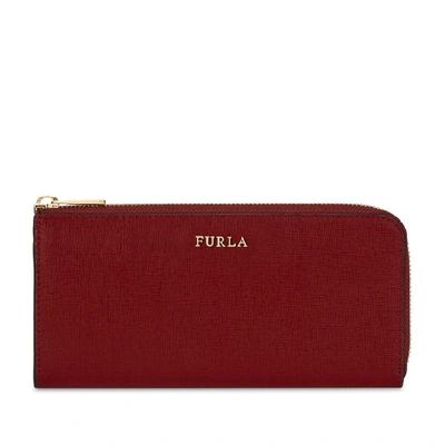 Furla Babylon Zip Around Portemonnaie Onice E In Red