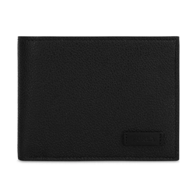 Furla Man Ulisse Bi-fold Portemonnaie Onyx In Black