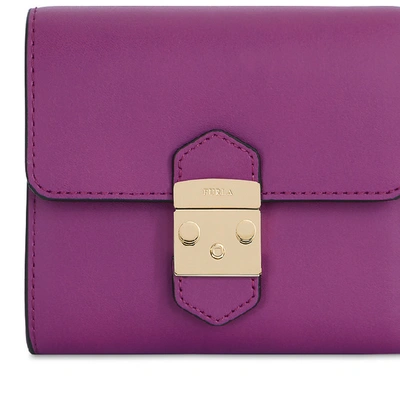 Furla Metropolis Bi-fold Portemonnaie Giada E In Purple