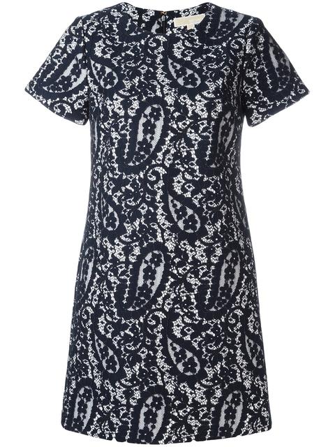 Michael Michael Kors Mod Short-sleeve Lace-overlay T-shirt Dress, New ...