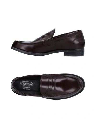 Anderson Loafers In Maroon