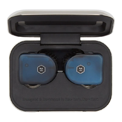 Master & Dynamic Master And Dynamic Blue Mw07 True Wireless Earphones In Steel Blue